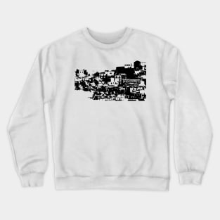 Italian City Landscape Crewneck Sweatshirt